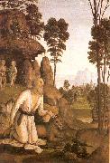 PERUGINO, Pietro St. Jerome in the Wilderness china oil painting artist